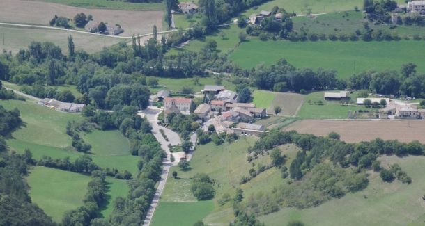 vue sur saint julien en quint dans la Drôme